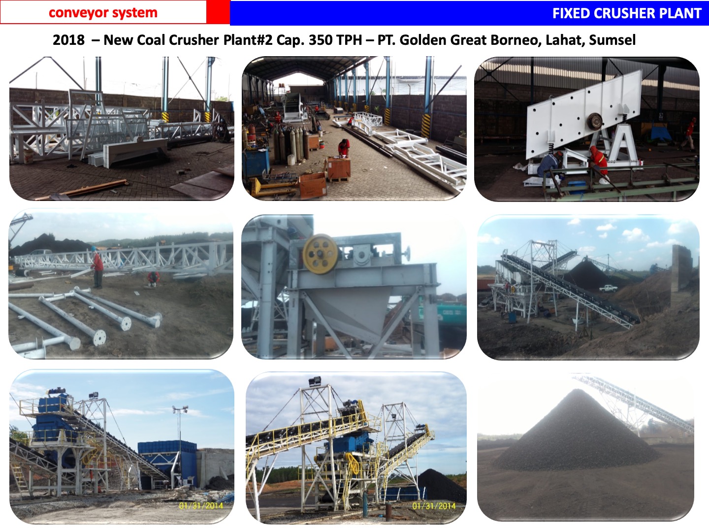 fabrikasi fixed crusher plant