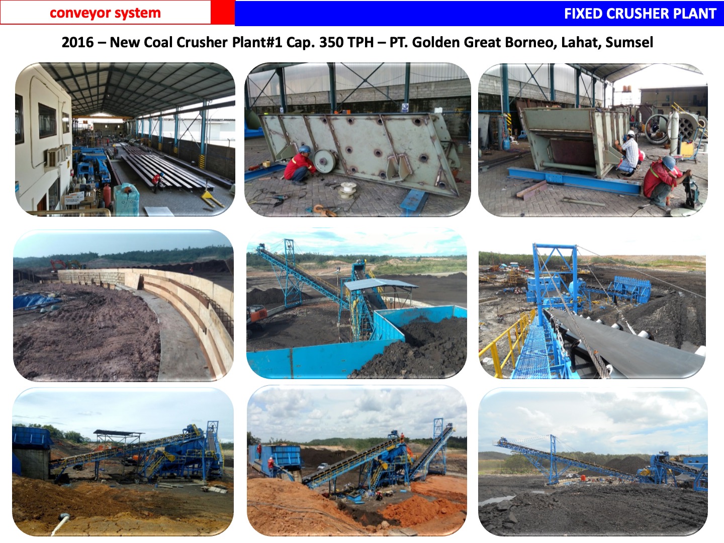 fabrikasi fixed crusher plant