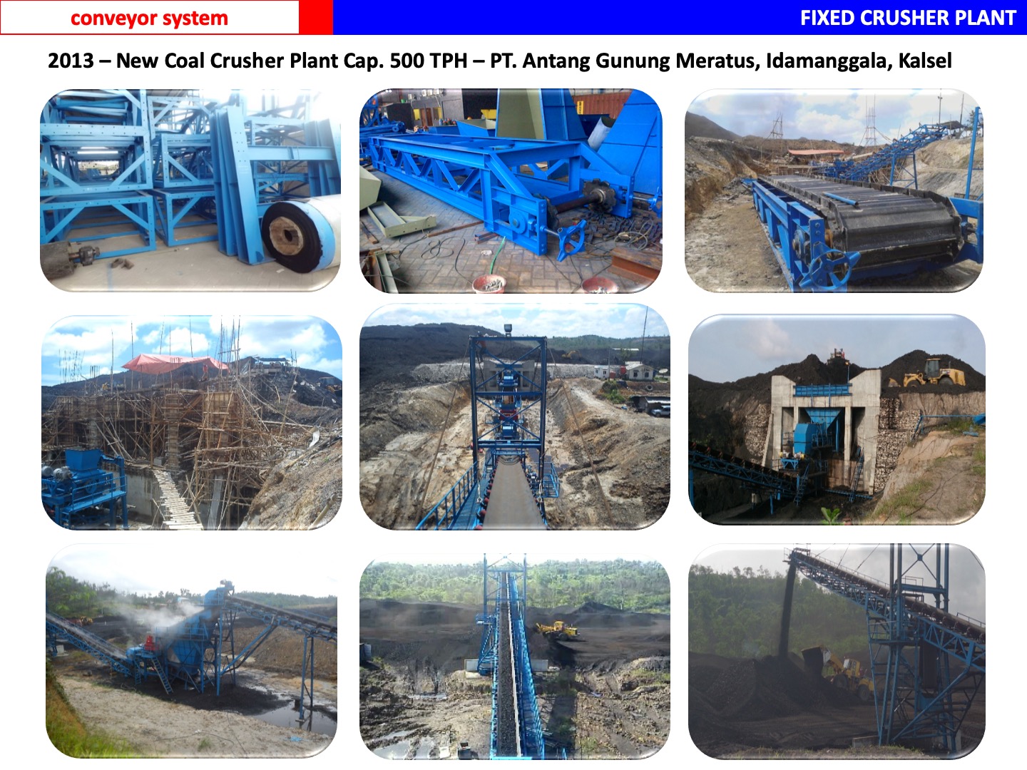 fabrikasi fixed crusher plant